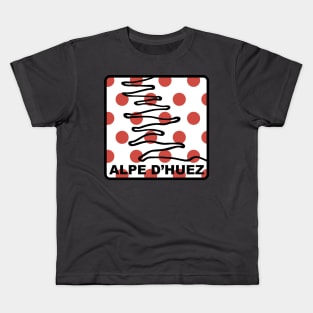 Alpe d'Huez - King of the Mountains (KOM) Kids T-Shirt